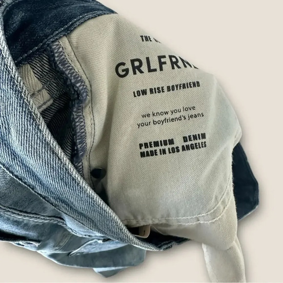 GRLFRND | Bella Boyfriend Jeans | Multiple Sizes | Marble Wash | New with Tags - Picture 12 of 12